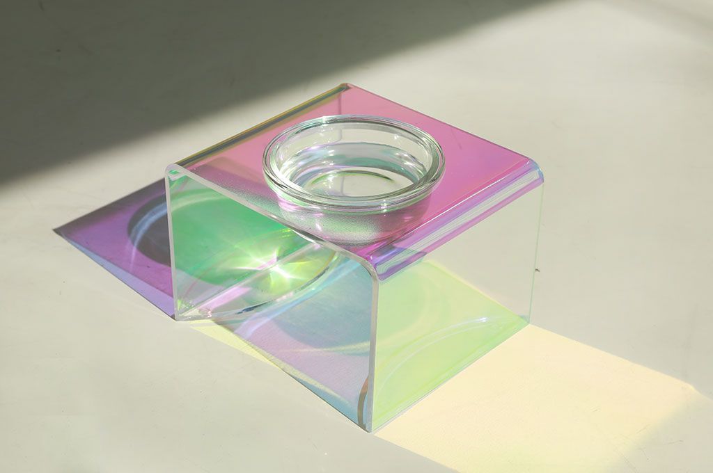 Acrylic Pet Dazzling Bowl Food