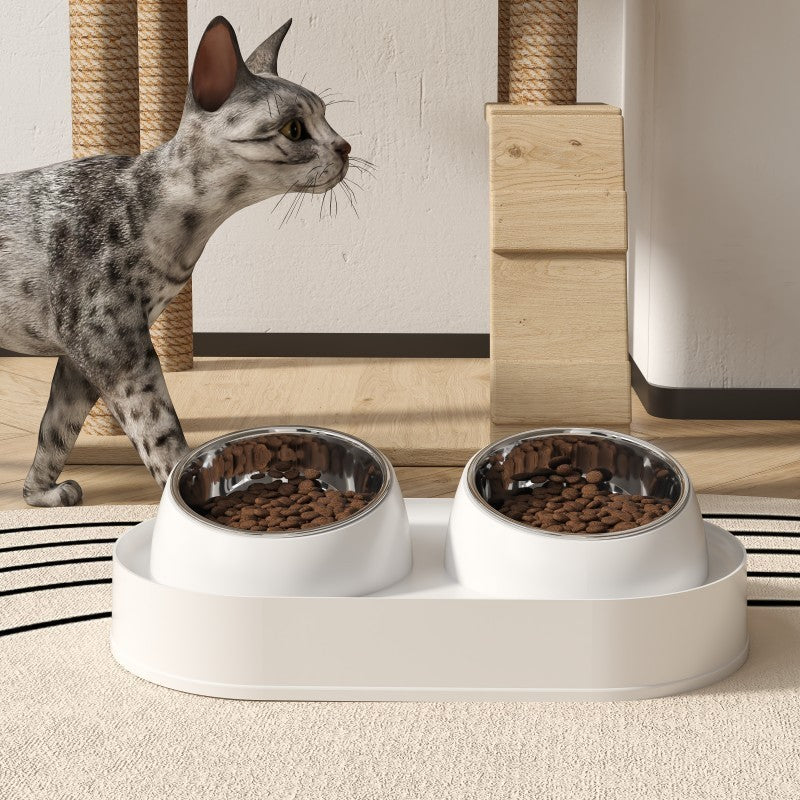 Pet Double Bowl Supplies