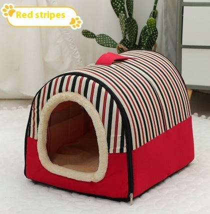 Portable Handle Pet Bed Kennels