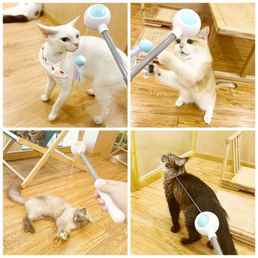 Cat Teaser Stick Toy