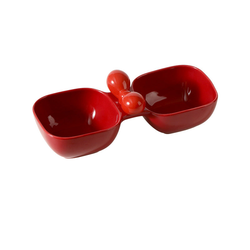 Ceramic Dog Bowl Set