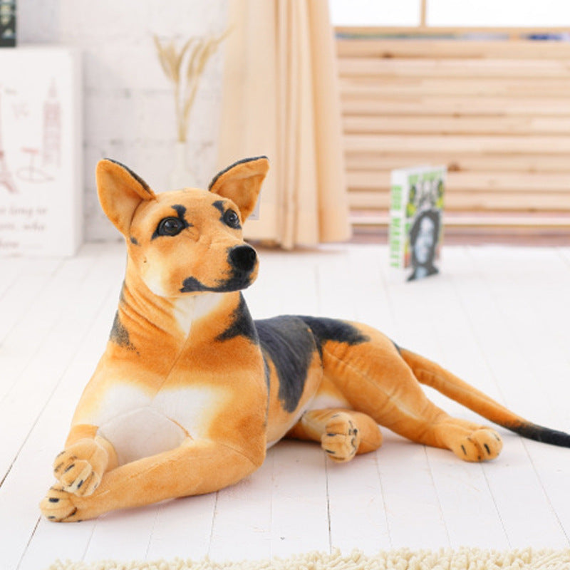 Simulated Plush Toy Spotted Dog Figures
