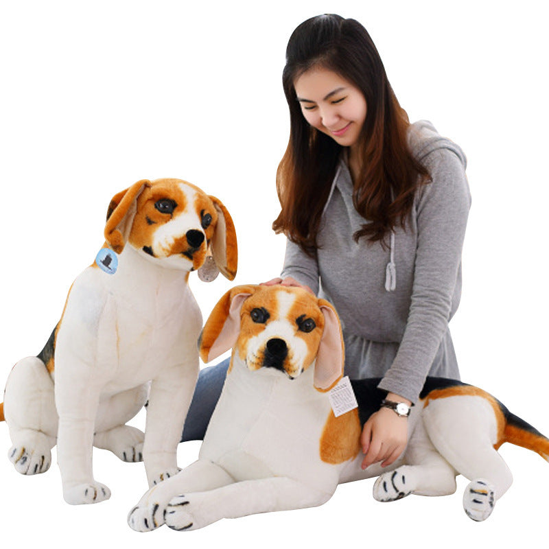 Simulated Plush Toy Spotted Dog Figures