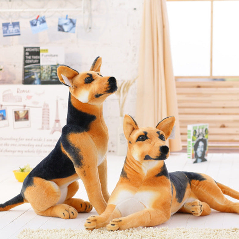 Simulated Plush Toy Spotted Dog Figures