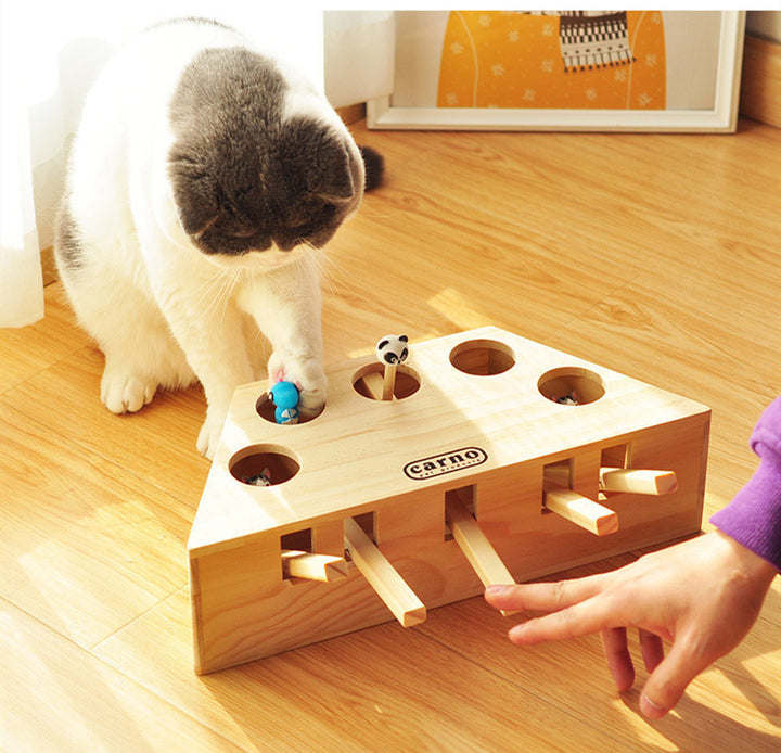 Hamster Solid Wood Cat Toy