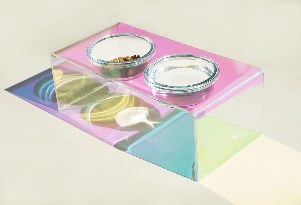 Acrylic Pet Dazzling Bowl Food