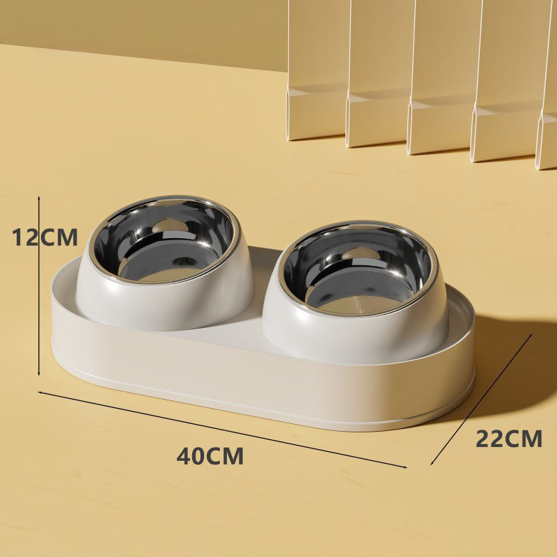 Pet Double Bowl Supplies