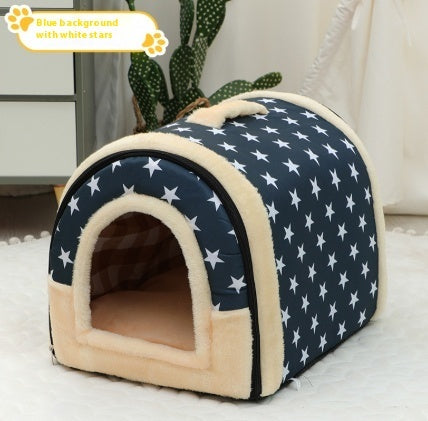 Portable Handle Pet Bed Kennels