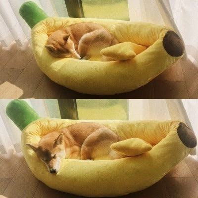Washable Pet Banana Kennel