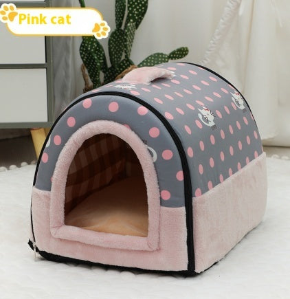 Portable Handle Pet Bed Kennels