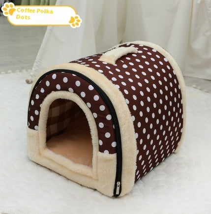 Portable Handle Pet Bed Kennels
