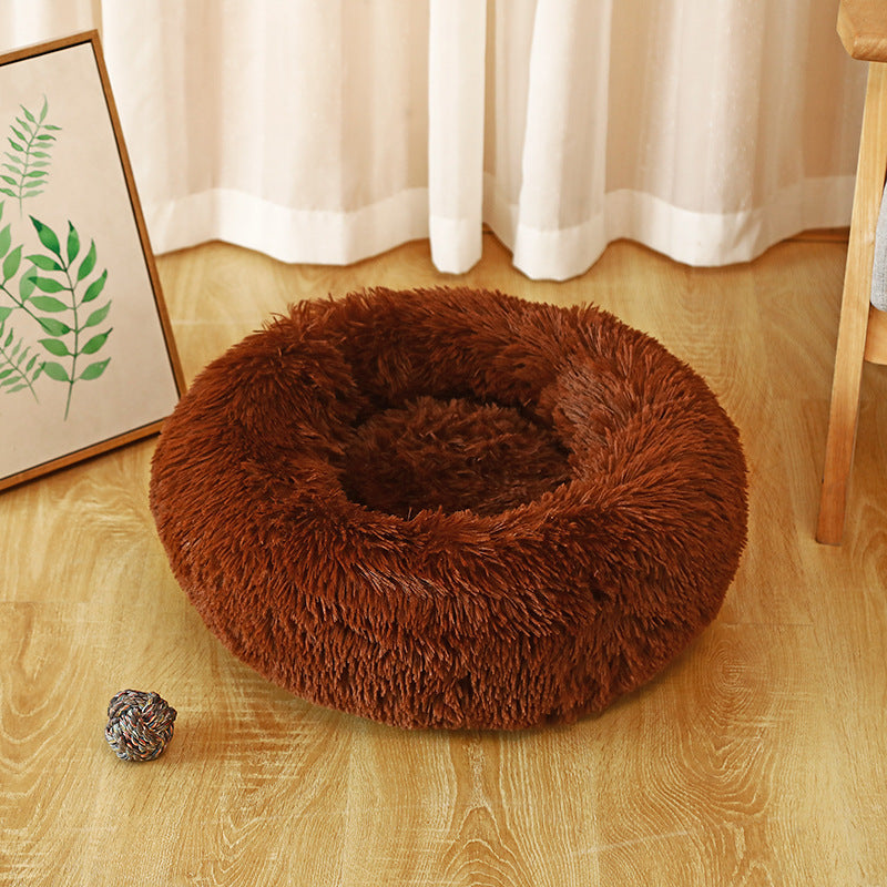 Pet Kennel Plush Long Wool
