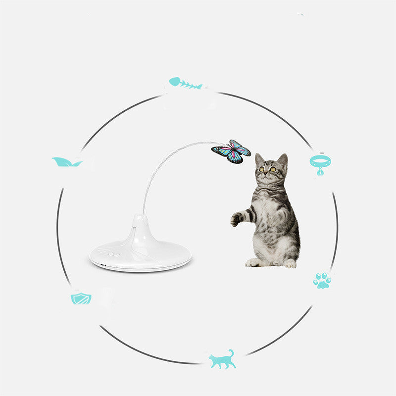Automatic Rotating Cat Interactive Toy