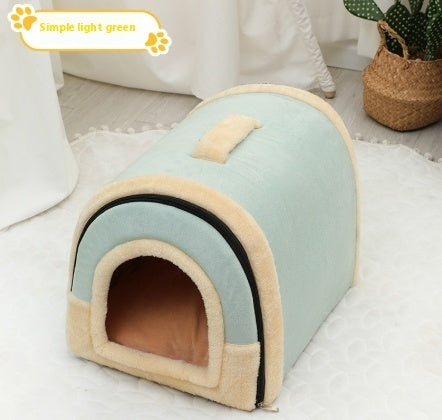 Portable Handle Pet Bed Kennels