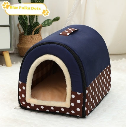 Portable Handle Pet Bed Kennels