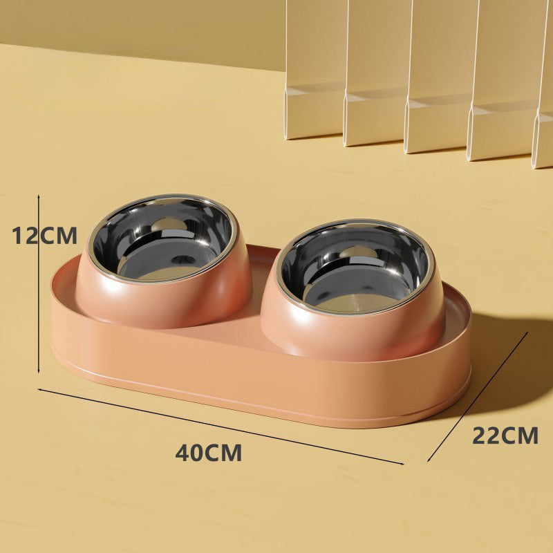 Pet Double Bowl Supplies