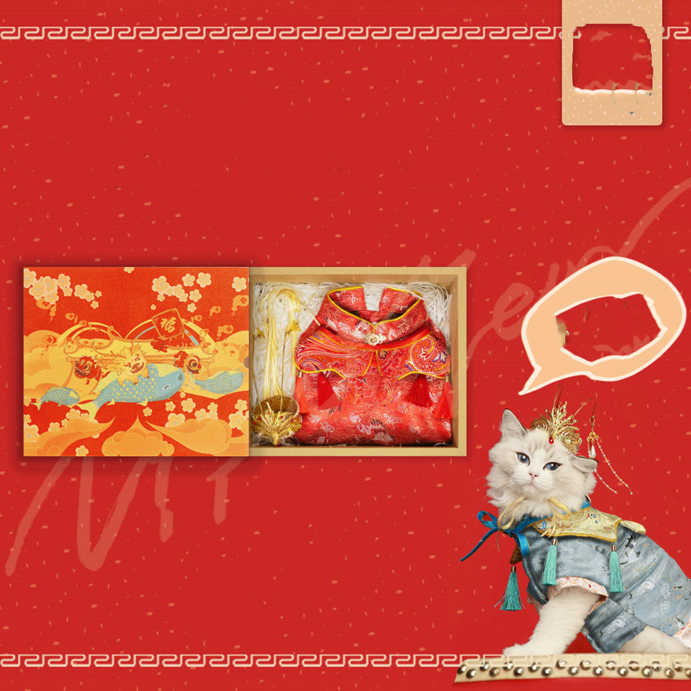 New Pet Hanfu Clothes Dress