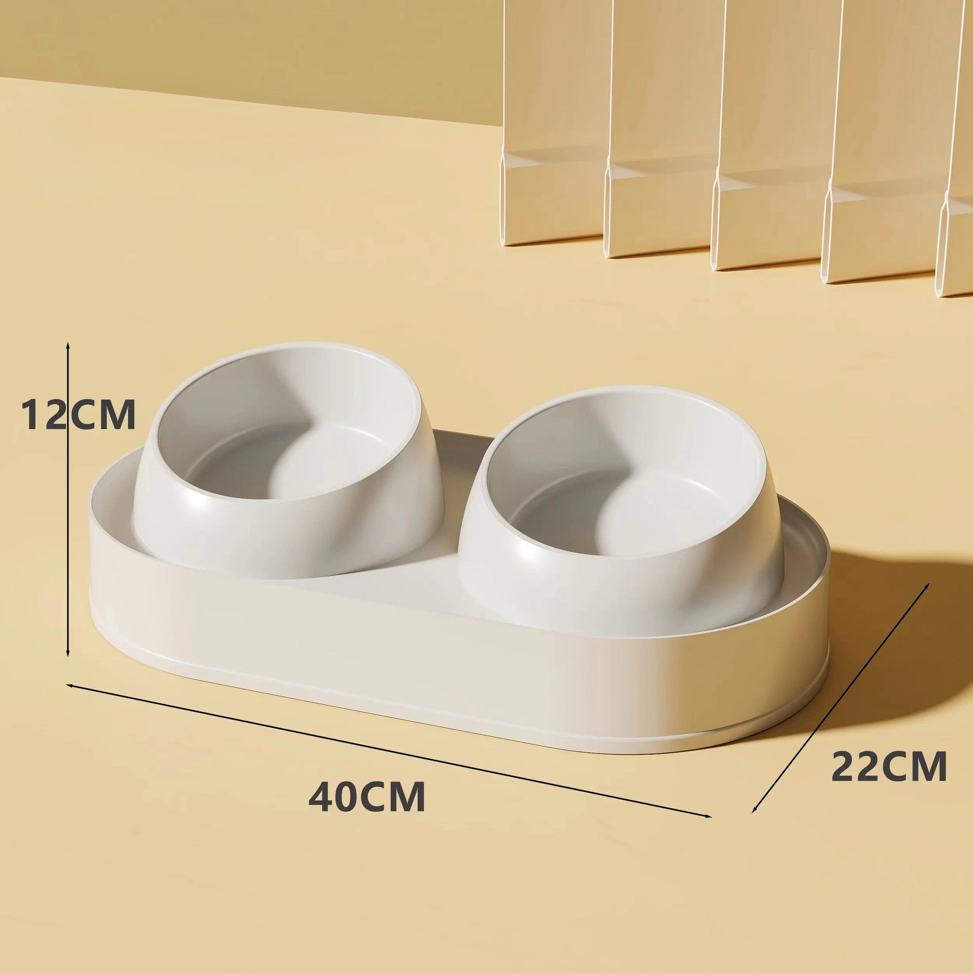 Pet Double Bowl Supplies