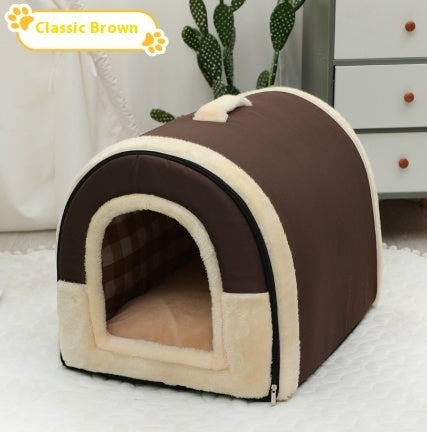 Portable Handle Pet Bed Kennels