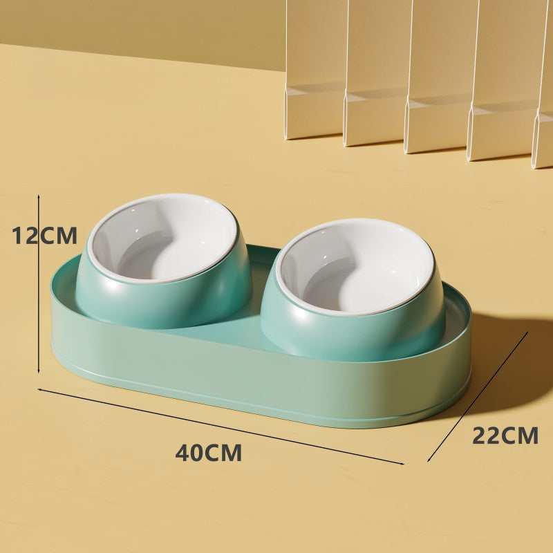 Pet Double Bowl Supplies