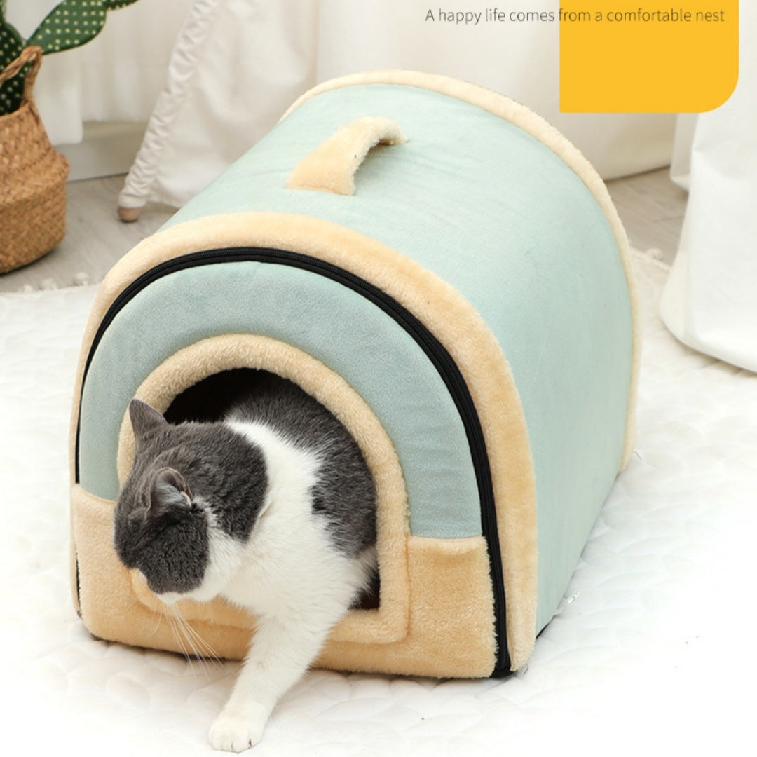 Portable Handle Pet Bed Kennels
