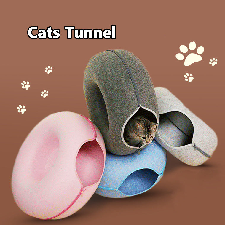 Cat Nest Tunnel Interactive Toy