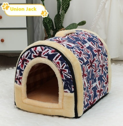 Portable Handle Pet Bed Kennels