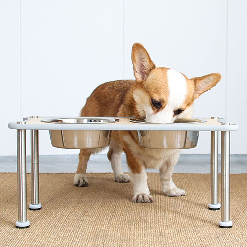 Dog Food Bowl Rack