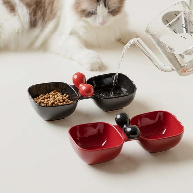 Ceramic Dog Bowl Set