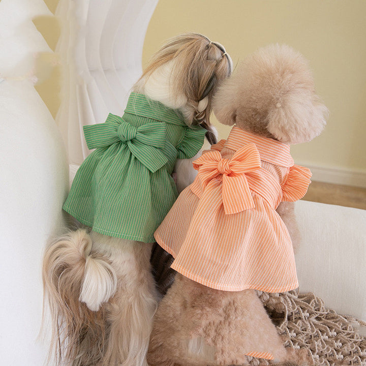 Dog Pet Bowknot Dress