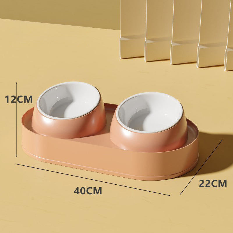 Pet Double Bowl Supplies