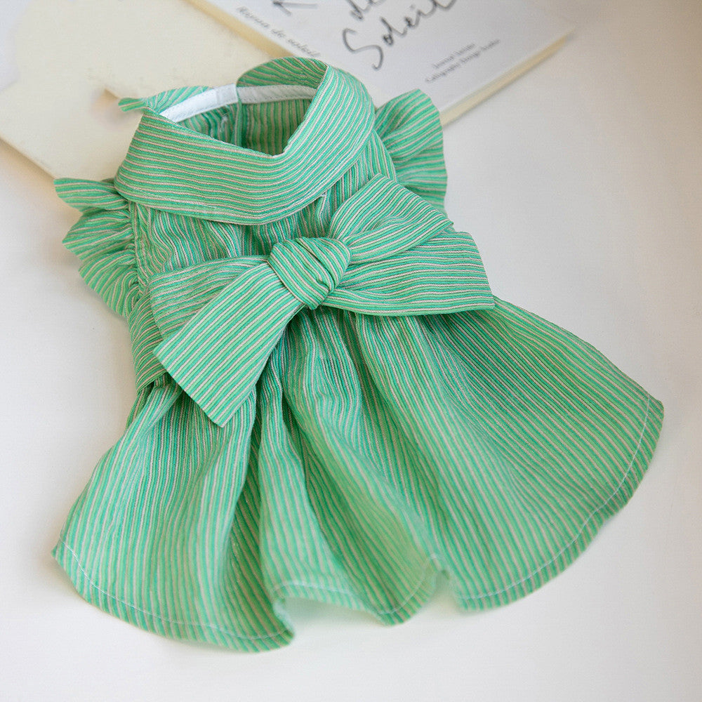 Dog Pet Bowknot Dress