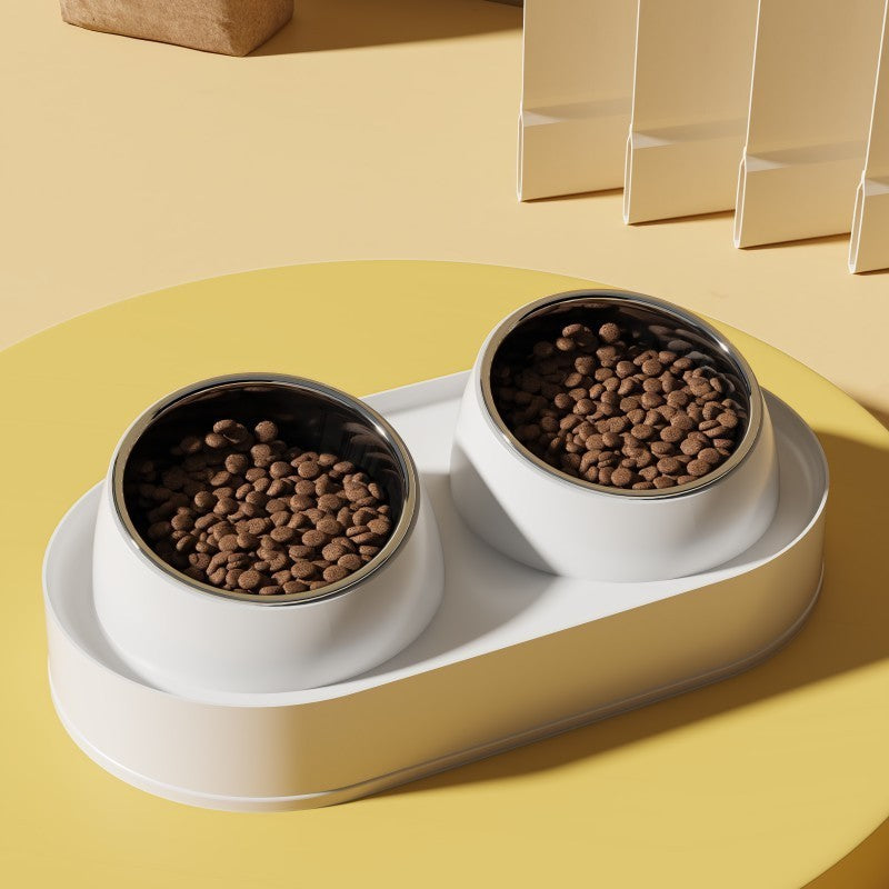 Pet Double Bowl Supplies