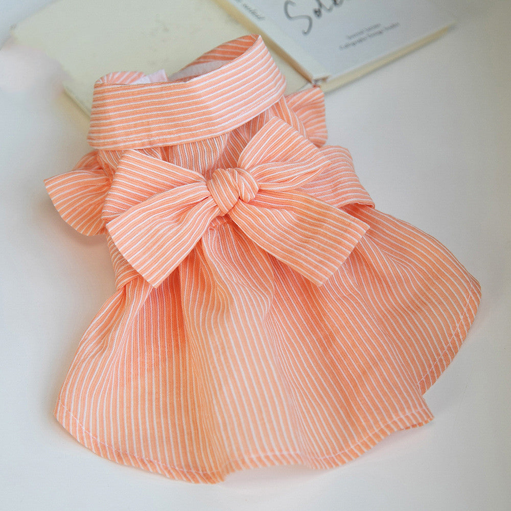 Dog Pet Bowknot Dress