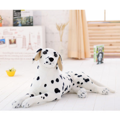 Simulated Plush Toy Spotted Dog Figures