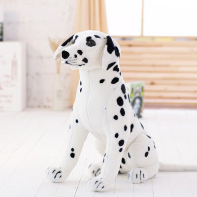 Simulated Plush Toy Spotted Dog Figures