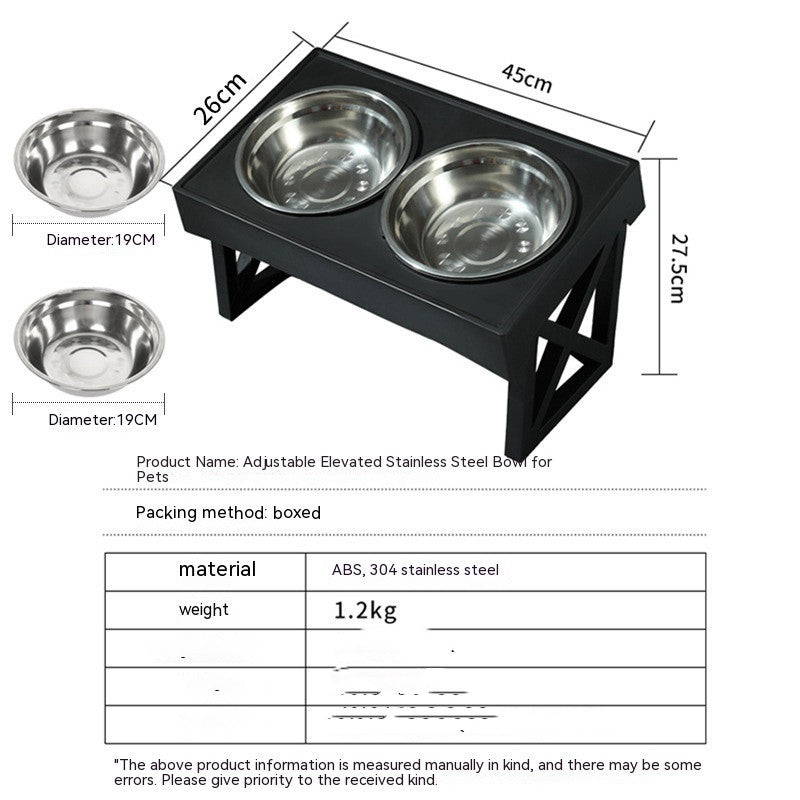 Pet Adjustable Elevated Bowl