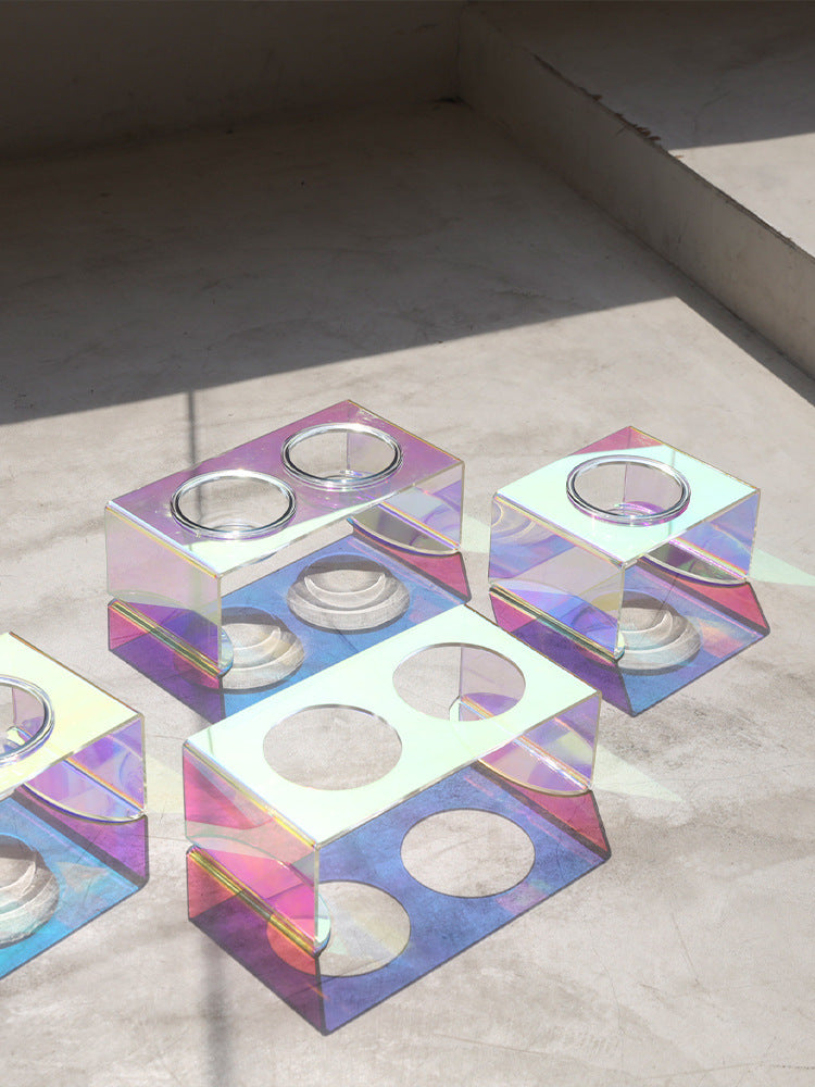 Acrylic Pet Dazzling Bowl Food