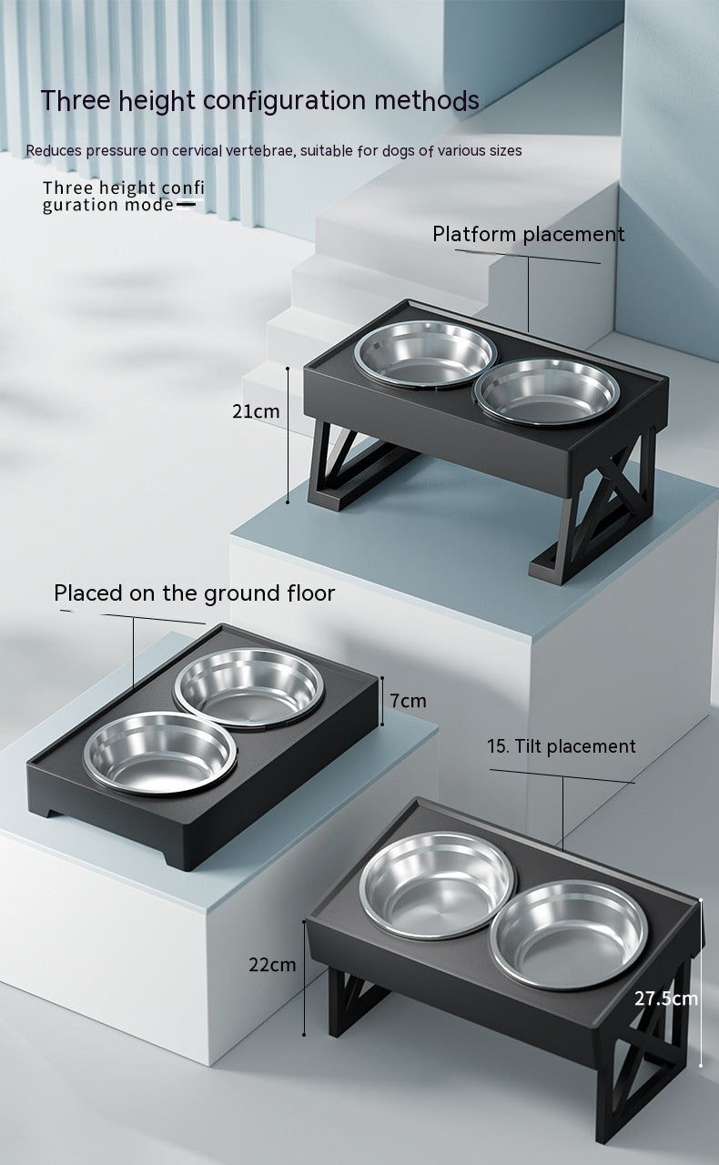 Pet Adjustable Elevated Bowl