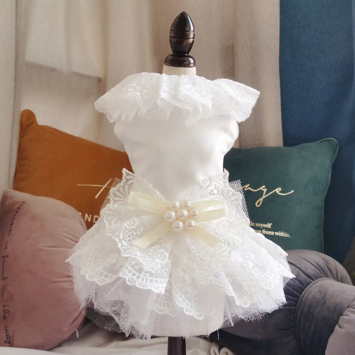 Pet Supplies Dog Wedding Skirt