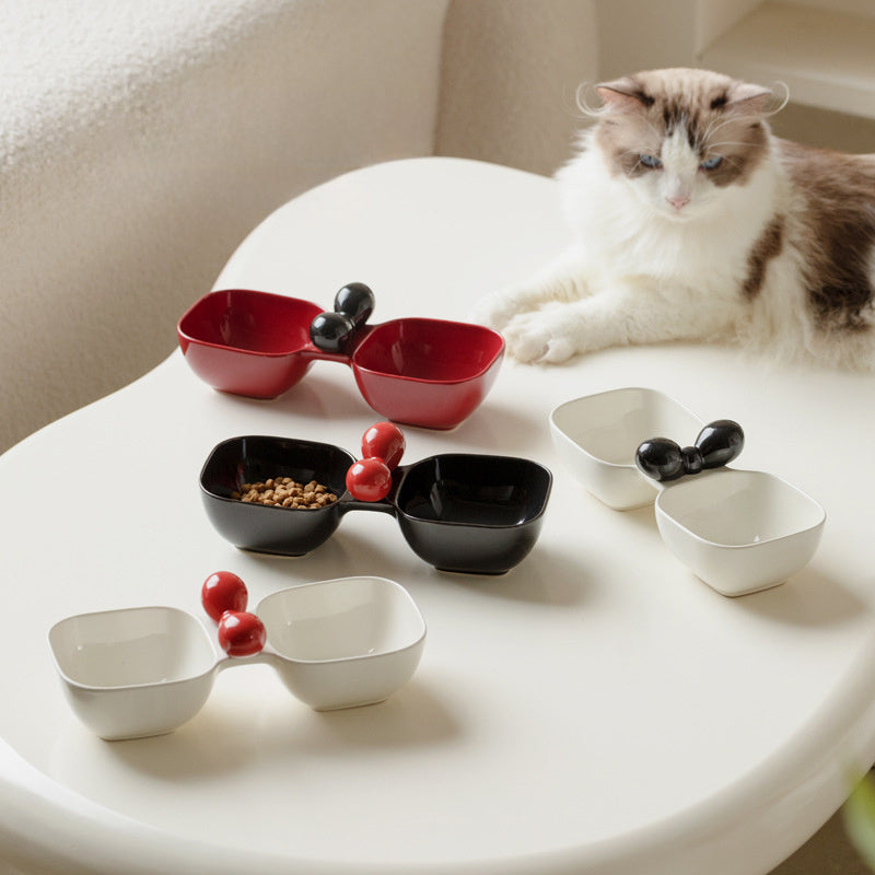 Ceramic Dog Bowl Set