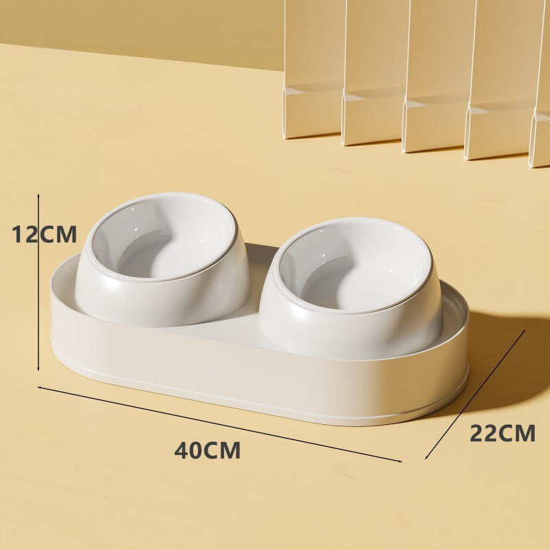 Pet Double Bowl Supplies