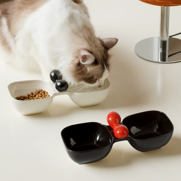 Ceramic Dog Bowl Set