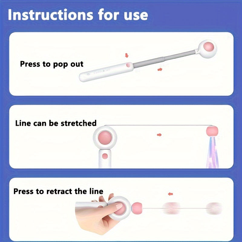 Cat Teaser Stick Toy
